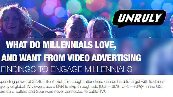 Unruly ist der Frage nachgegangen, was Millennials von Werbevideos erwarten.