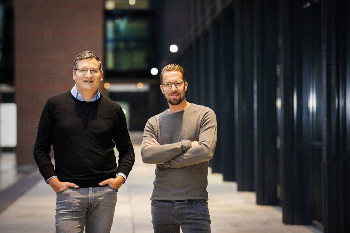Senderchef Oliver Schablitzki (l.) und Andreas Kösling, Sales-Chef der Ad Alliance.