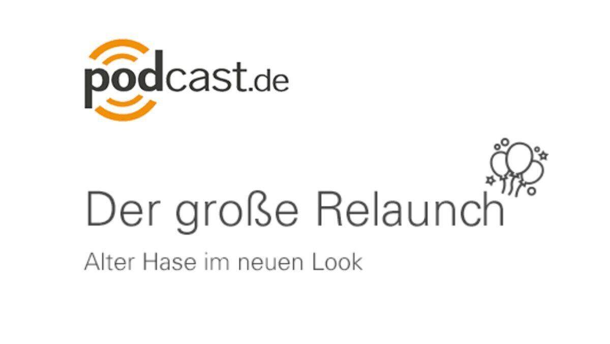 Das neue Werbe-Logo von podcast.de