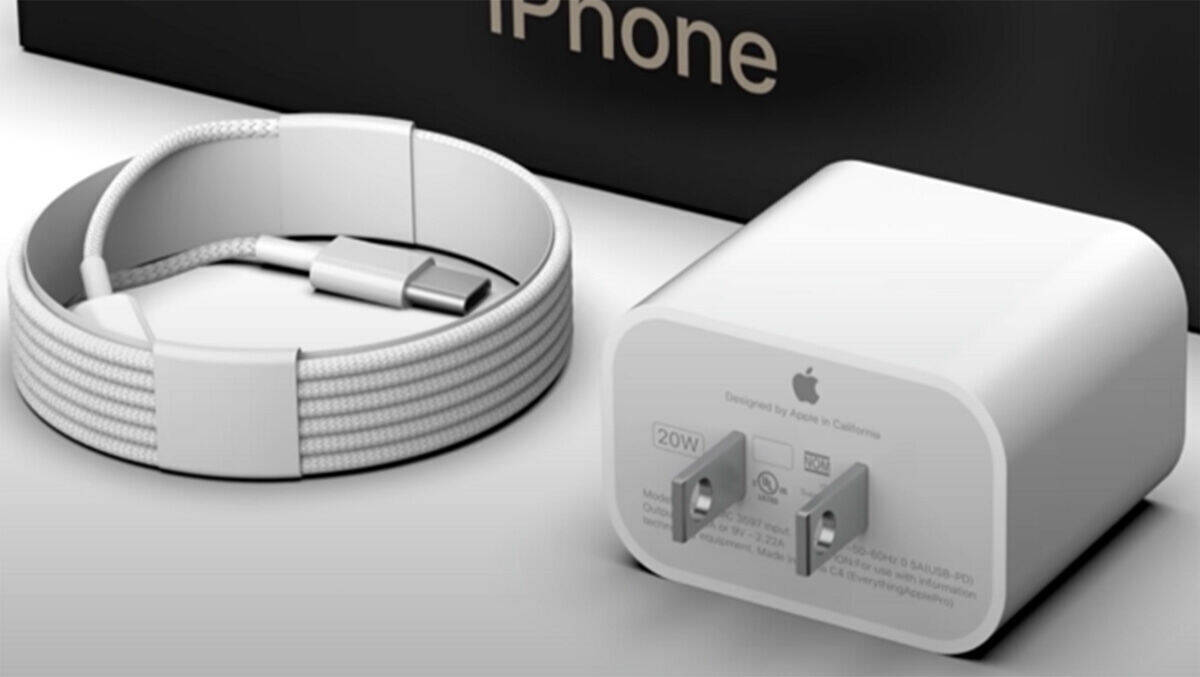 Das Netzteil soll beim iPhone 12 zwar nicht mehr mitgeliefert werden – dafür aber ein hochwertigeres Kabel.