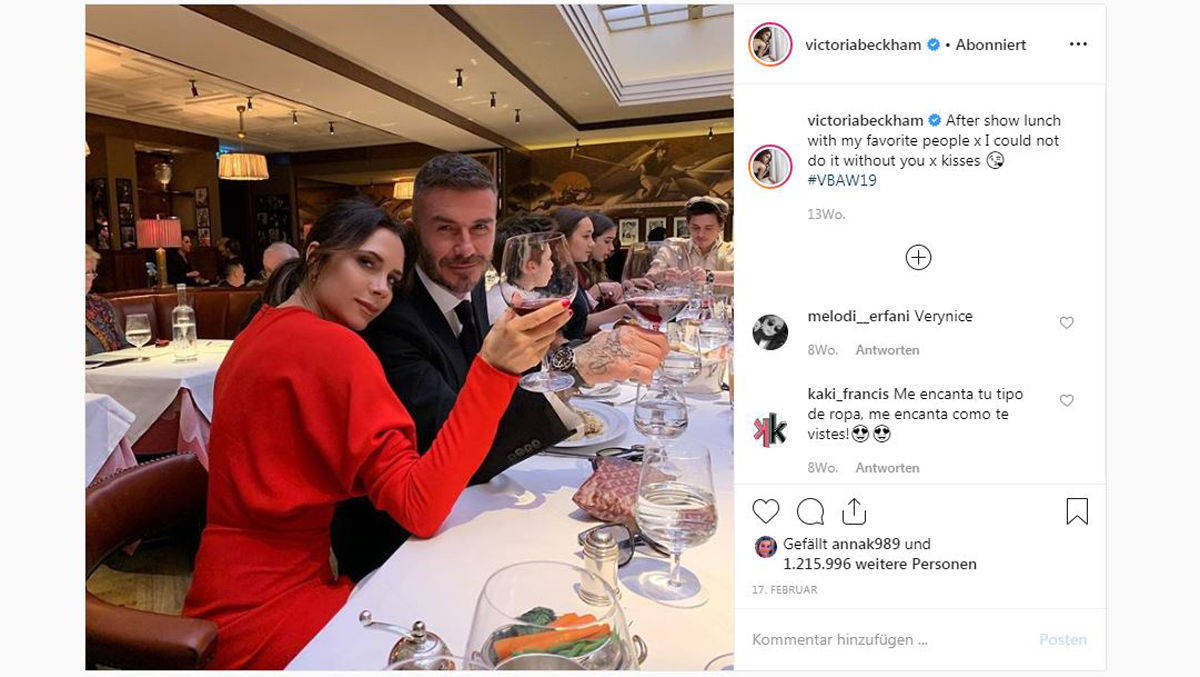 Victoria Beckham Instagram