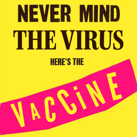 Auch die Sex Pistols werben fürs Impfen.