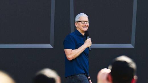 Umtriebig über das Jahresende hinaus: Apple-CEO Tim Cook.
