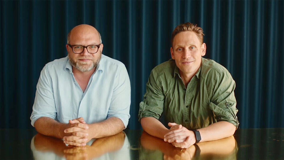 Christoph Nann, Geschäftsführer von Carl Nann (links) & Chris Bartsch, Geschäftsführer von BOOM (rechts).