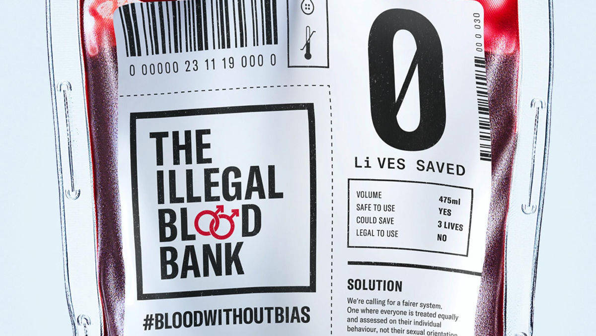 Bei der illegalen Blutbank können am 23. November auch Homo- und Bisexuelle Blut spenden.