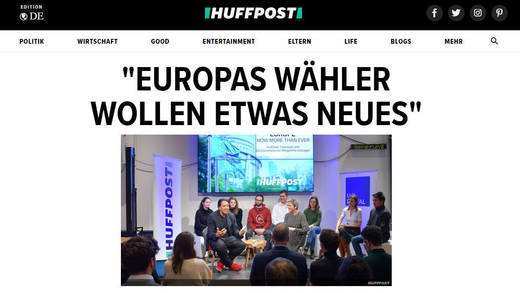 Trotz prominenter Atoren und Gäste wie hier EU-Wettbewerbskommissarin Margrethe Vestager - die Huff Post wird eingestellt.