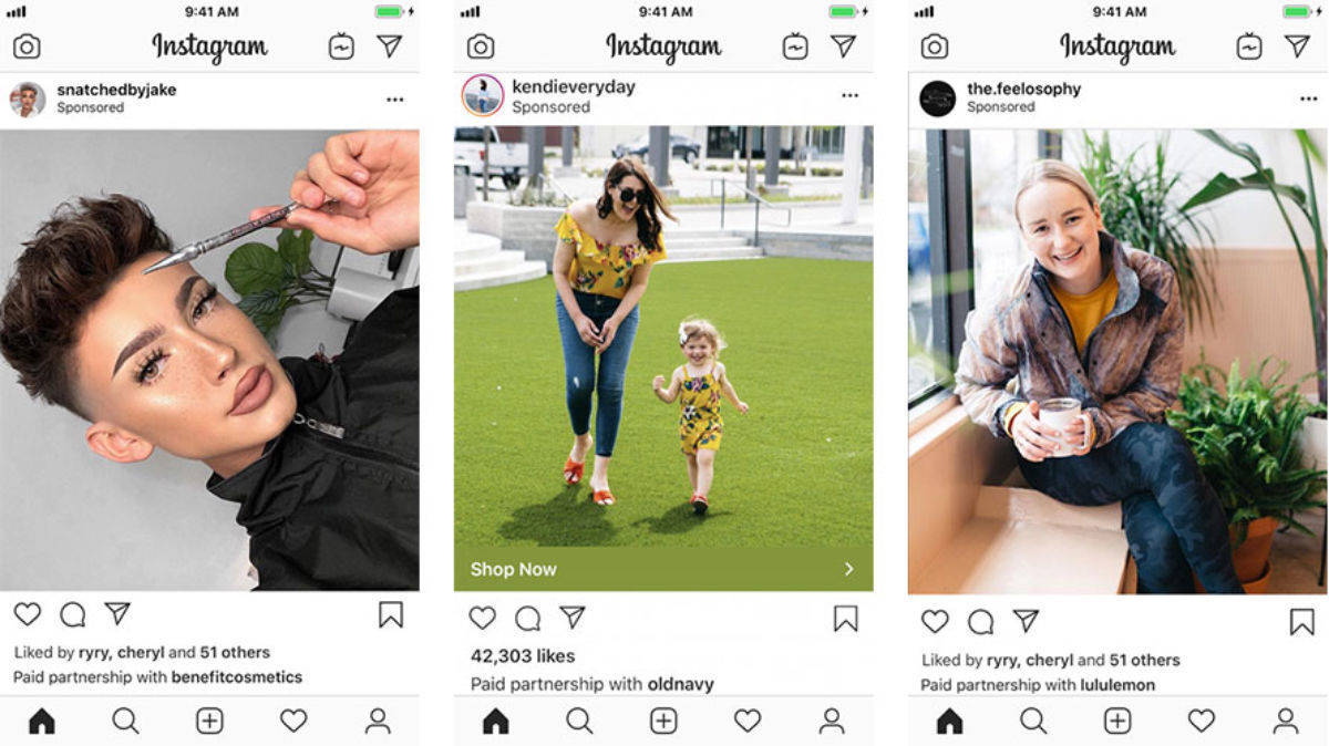 Branded Content rückt stärker in die Werbestrategie auf Instagram.
