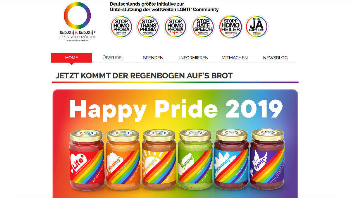 Enough is Enough ist das größte Aktionsnetzwerk für die LGBTQI-Community in Deutschland