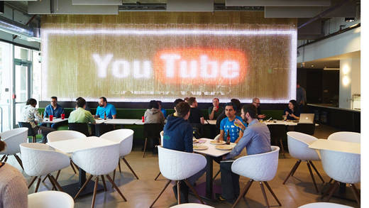 Youtube-Cafe bei Google. Foto: Youtube.