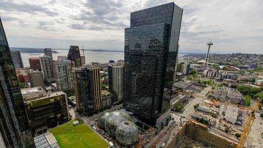 Der Amazon-Campus in Seattle.