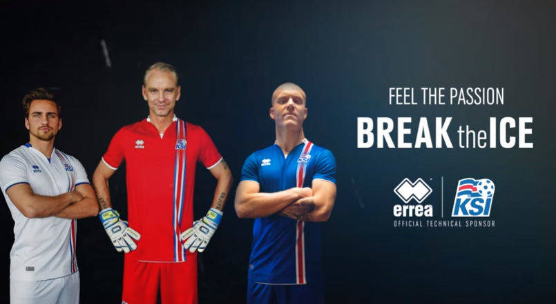 #BreakTheIce: Die Social-Media-Kampagne von Erreà für das Team aus Island. 