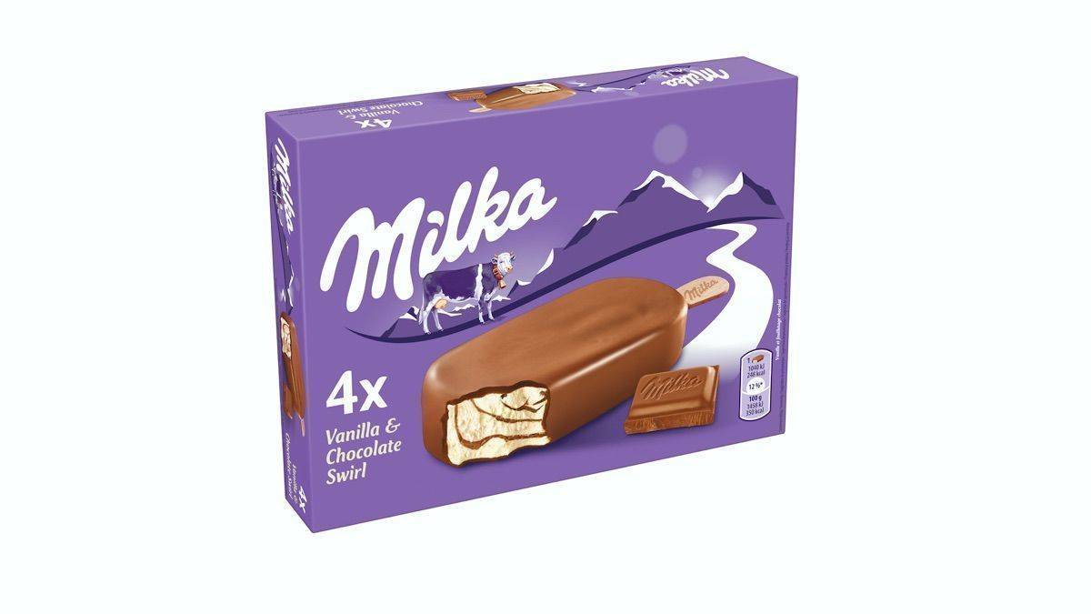 Das Milka-Eis wird bald auch im Fernsehen zu sehen sein.