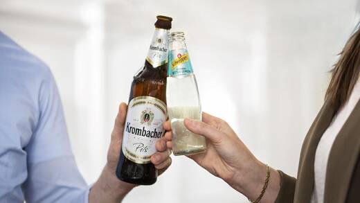 Biergetränke sind nur ein Teil des Krombacher-Erfolgs. 