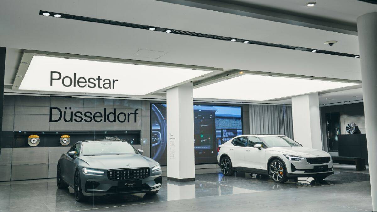 Polestar: Schwedisches Design für Auto und Showrom. 