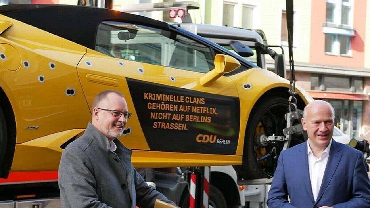 Die CDU will Clankriminalität bekämpfen.