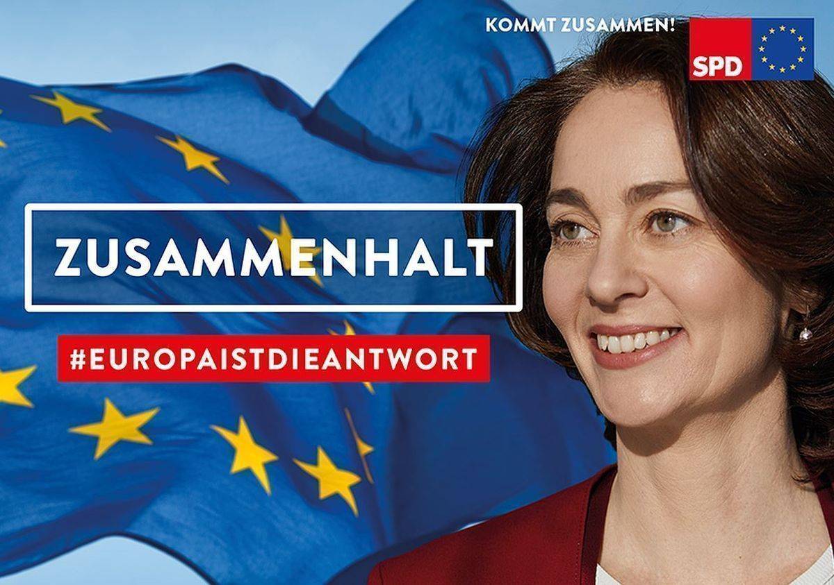Katarina Barley, die Spitzenkandidatin der SPD für die Europawahl am 26. Mai 