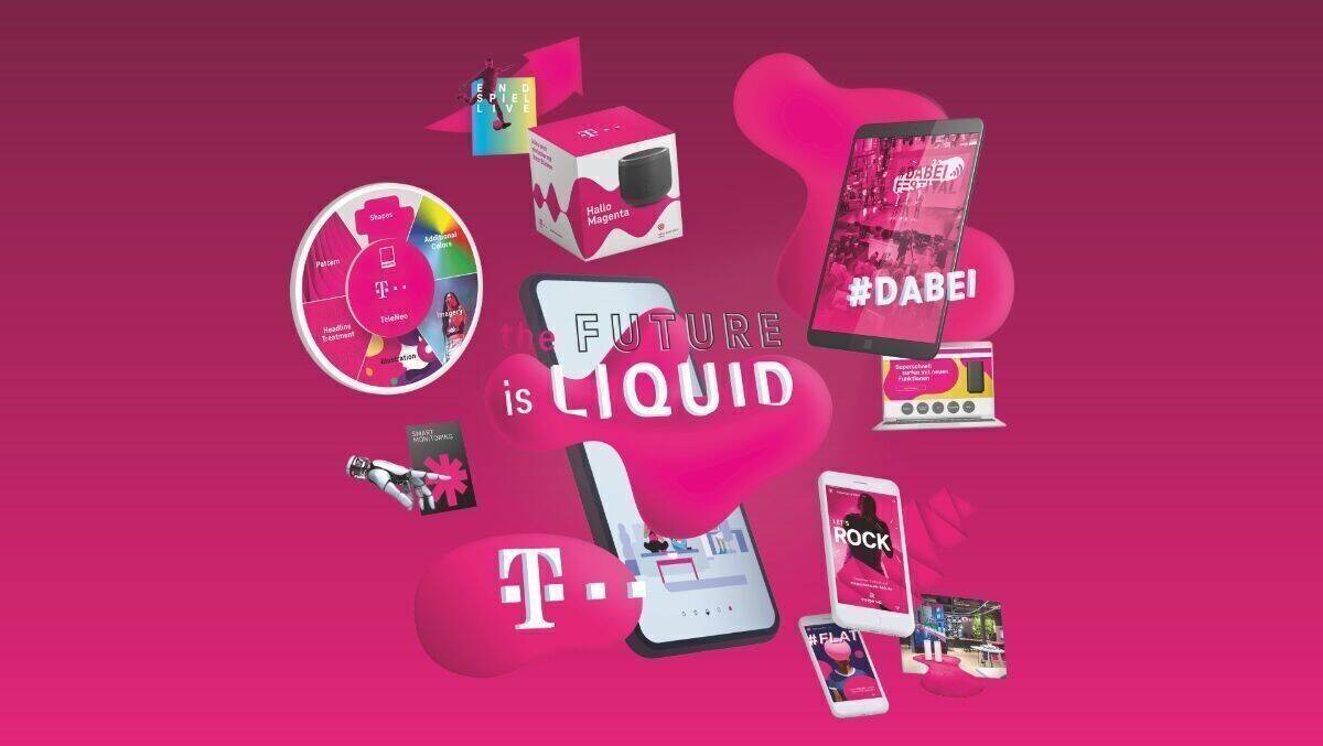 Mit dem Liquid Brand Design startet die Deutsche Telekom in die Zukunft.