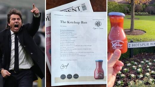 Ketchup-Verbot bei Tottenham Hotspurs  – und der Ausweg.
