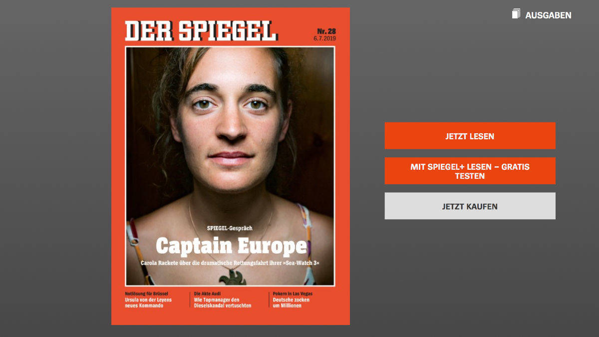 Der Spiegel wird auch online gelesen und erhöht damit seine Reichweite auf 5,36 Millionen Leser.