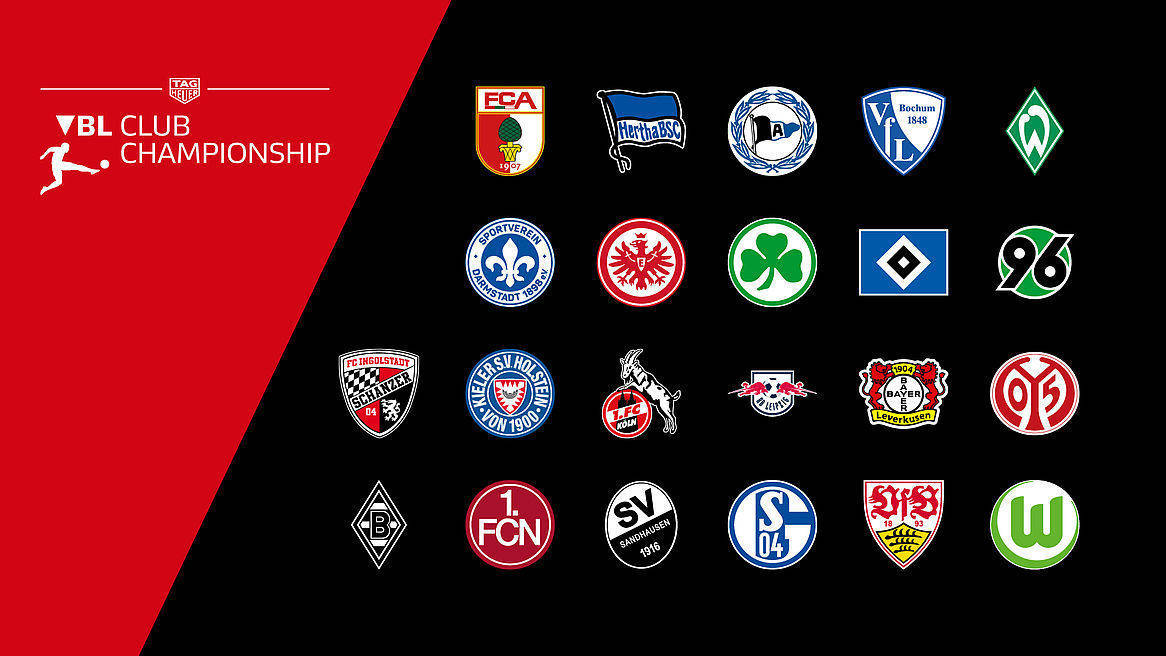 Virtual Bundesliga: Diese 22 Klubs kämpfen um den Meistertitel in EA Sports FIFA 19.