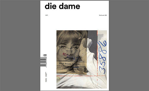 "Die Dame"-Cover, gestaltet von Fotokünstler Thomas Ruff.