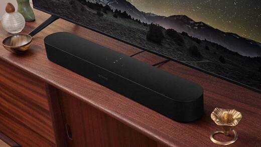 Die neue Sonos-Soundbar passt optimal zu TV-Geräten ab 42 Zoll.