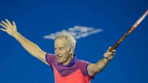 Tennis-Legende John McEnroe holte sieben Grand-Slam-Turniere im Einzel und neun Grand-Slam-Titel im Doppel.