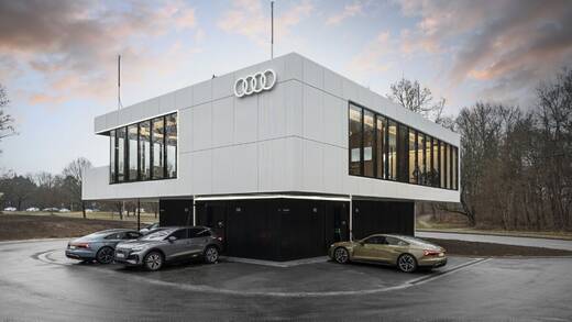 Am Pilotstandort in Nürnberg stellt Audi sechs Ladestationen bereit.