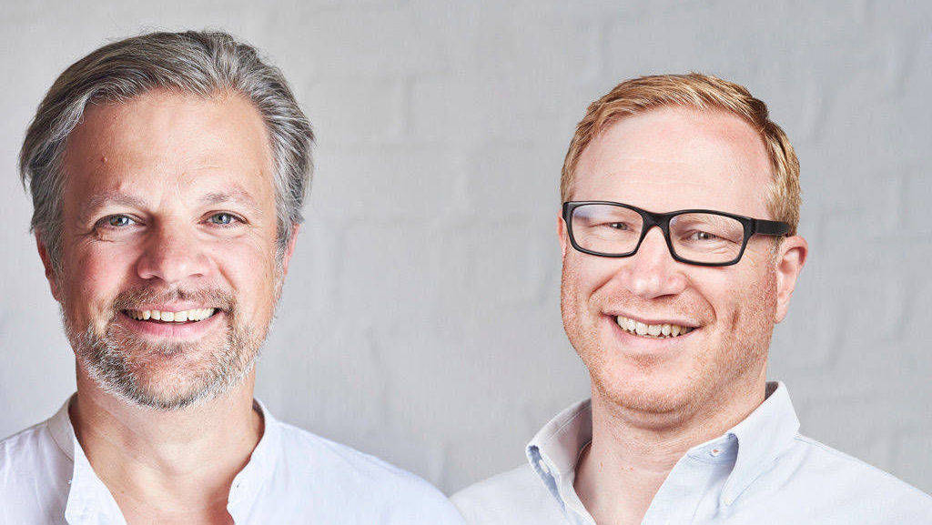Nico Lumma (Re.) und Christoph Hüning vom Next Media Accelerator 