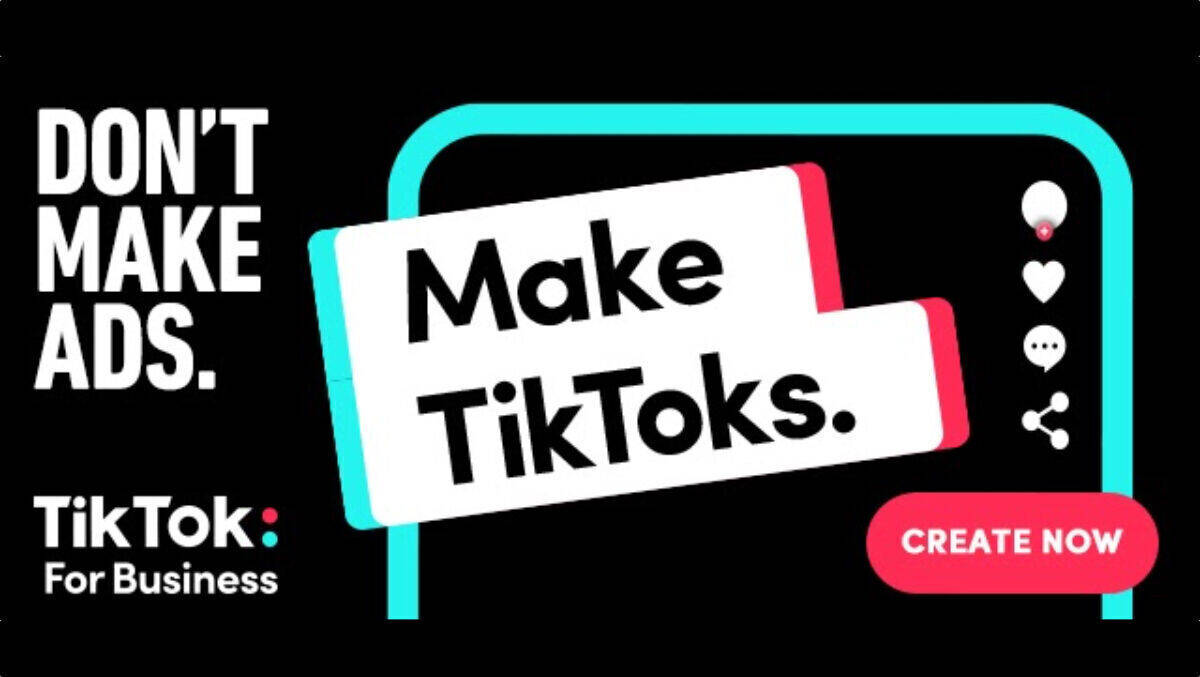 TikTok startet eine Werbeplattform für Unternehmen.