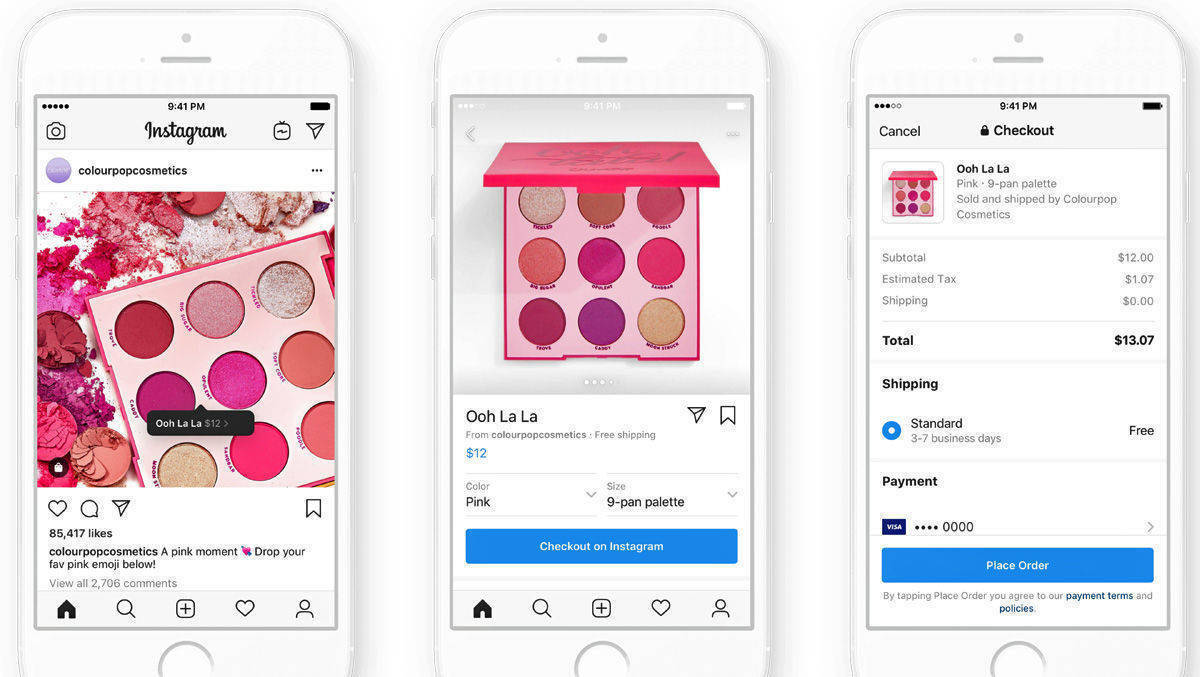 Kaufen per Knopfdruck: Instagram-Shopping macht's möglich.