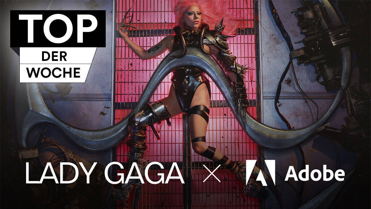 Lady Gaga steht Patin für Adobes kreative Fantasien.