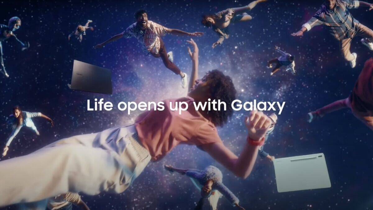 "Offen sein für Neues" ist die Botschaft des neuen Samsung-Spots.